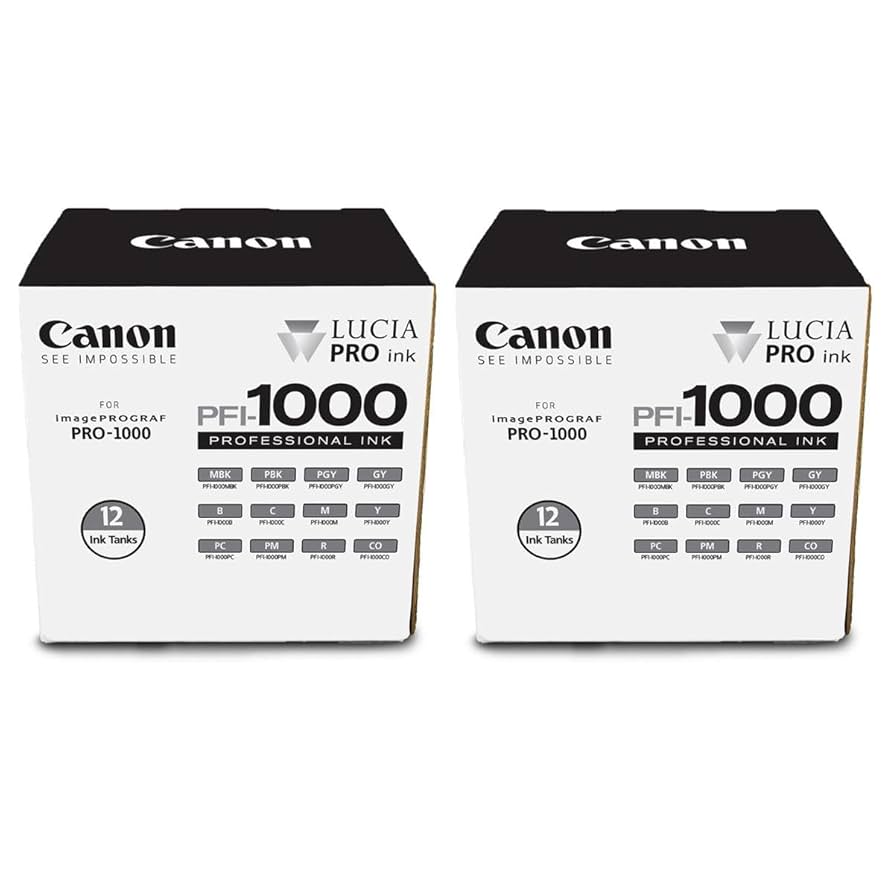 Canon PFI-1000 12色セット Amazon.com: KSUMEI PFI-1000 Ink Tank 12 Color Pack PFI 1000